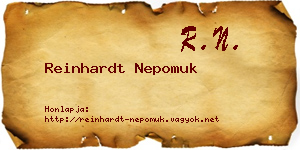 Reinhardt Nepomuk névjegykártya
